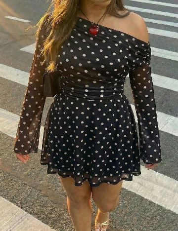 Rochie scurta SHEIN CURVE, negru