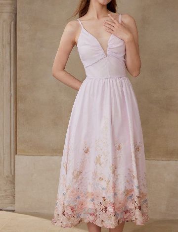Rochie medie MOTF, roz