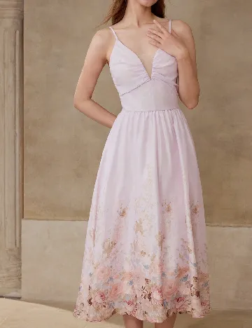 Rochie medie MOTF, roz