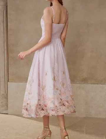 Rochie medie MOTF, roz