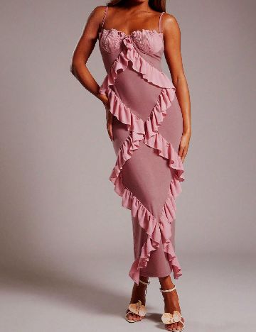 Rochie lunga SHEIN, roz