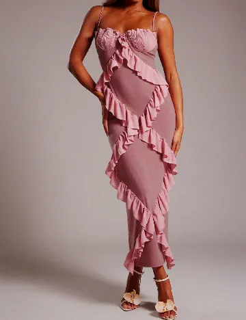 Rochie lunga SHEIN, roz
