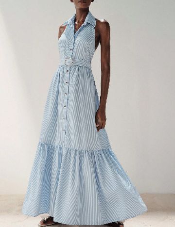 Rochie lunga SHEIN, albastru