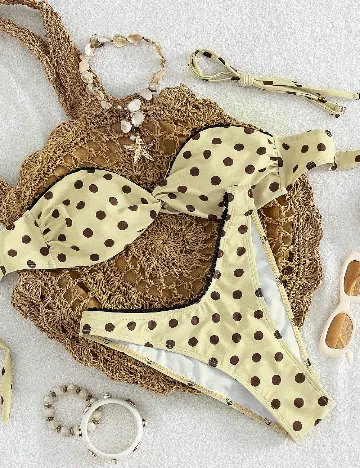 Costum de baie SHEIN, galben