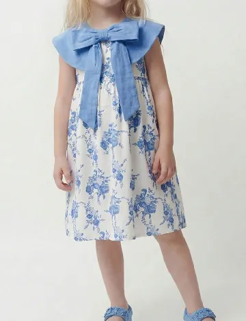 Rochie Shein Kids, alb/albastru