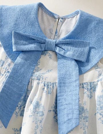 Rochie Shein Kids, alb/albastru