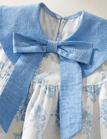 Rochie Shein Kids, alb/albastru