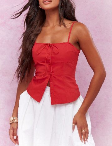 Top Missguided, rosu