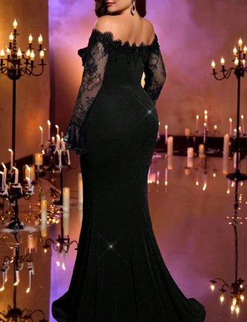 Rochie lunga SHEIN CURVE, negru