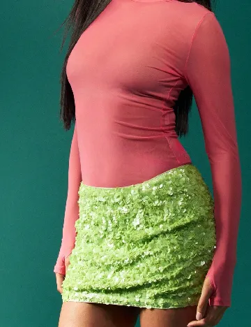 Fusta Missguided, verde