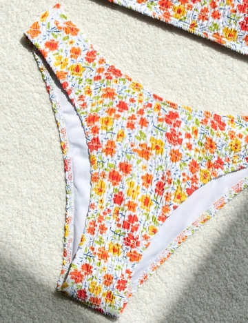 Costum de baie SHEIN, floral print