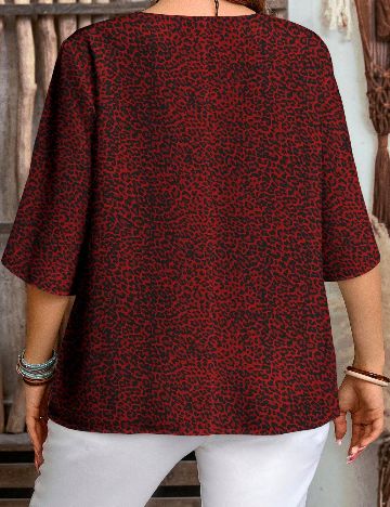 Bluza SHEIN CURVE, rosu