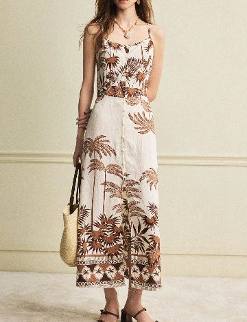 Rochie lunga SHEIN, crem