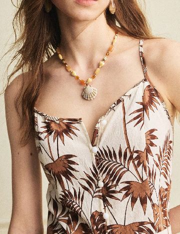 Rochie lunga SHEIN, crem