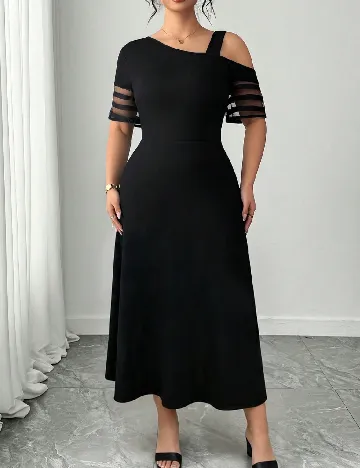 Rochie lunga SHEIN CURVE, negru