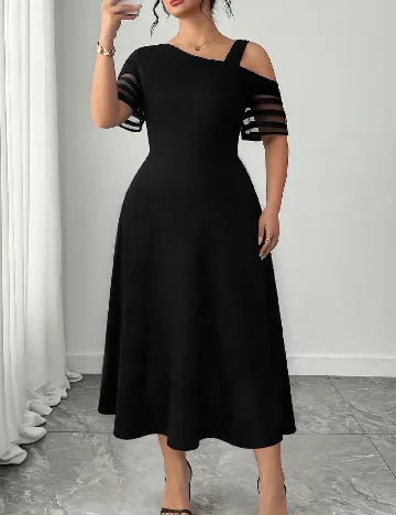 Rochie lunga SHEIN CURVE, negru