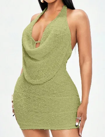 Rochie scurta SHEIN, verde
