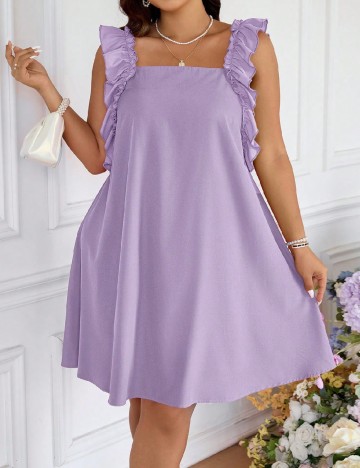 Rochie scurta SHEIN CURVE, mov