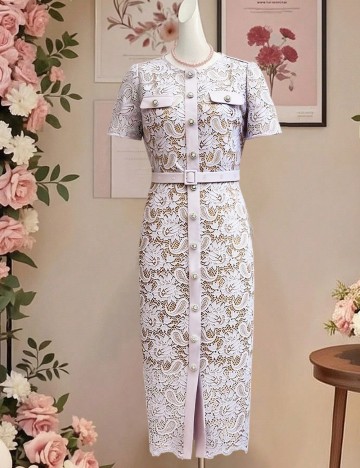 Rochie medie SHEIN, mov