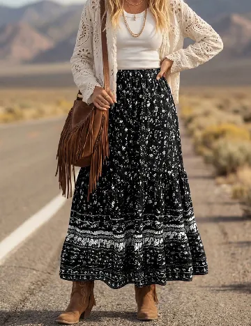 Fusta SHEIN, negru