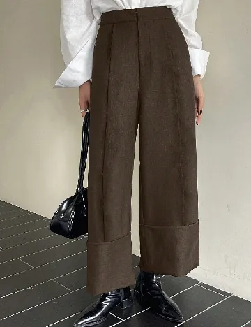 Pantaloni Dazy, maro