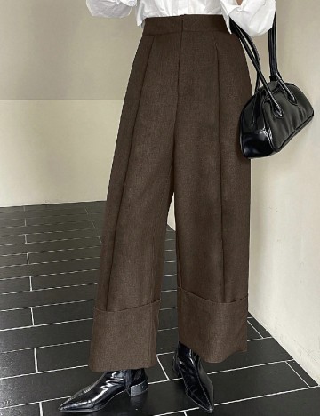 Pantaloni Dazy, maro