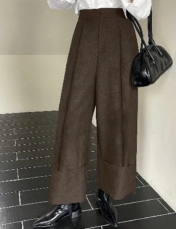Pantaloni Dazy, maro