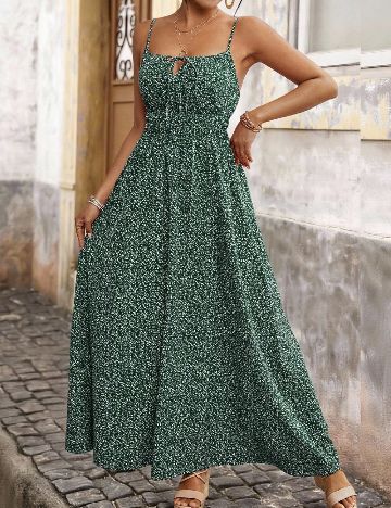 Rochie lunga SHEIN, verde