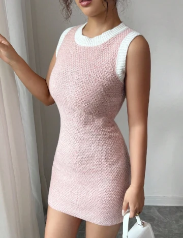 Rochie scurta SHEIN, roz