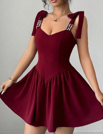 Rochie scurta SHEIN, visiniu