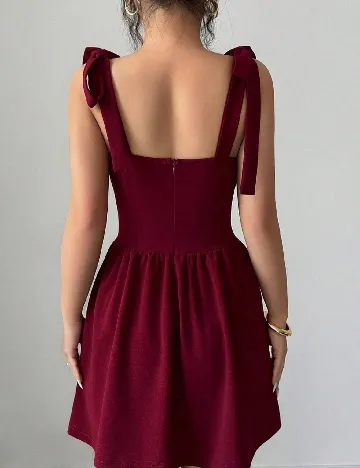 Rochie scurta SHEIN, visiniu