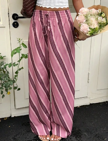 Pantaloni SHEIN, roz