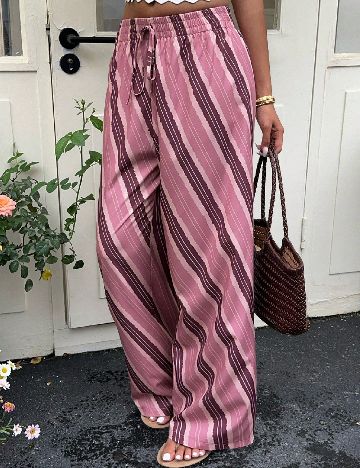 Pantaloni SHEIN, roz