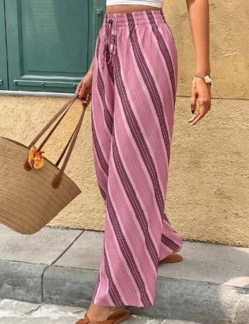 Pantaloni SHEIN, roz