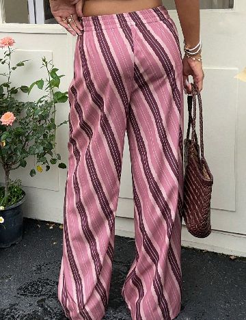 Pantaloni SHEIN, roz