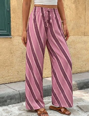 Pantaloni SHEIN, roz