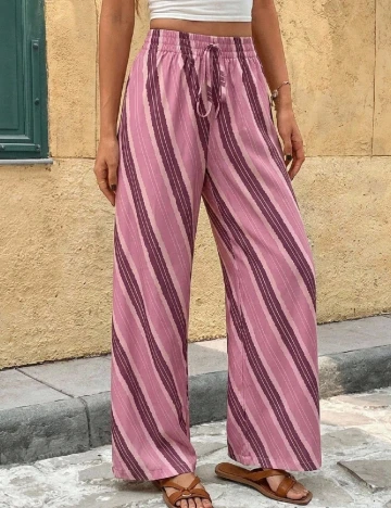 Pantaloni SHEIN, roz