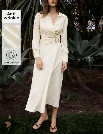 Rochie medie SHEIN, crem