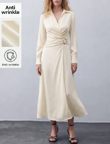 Rochie medie SHEIN, crem