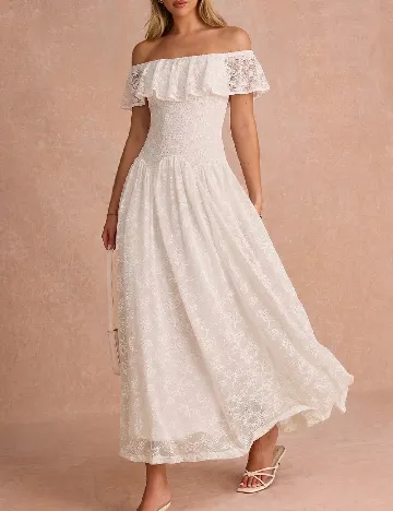 Rochie lunga SHEIN, alb