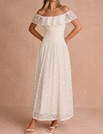 Rochie lunga SHEIN, alb