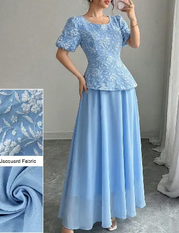 Rochie lunga SHEIN, albastru