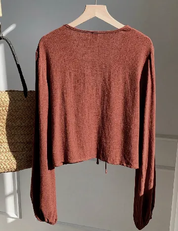 Bluza SHEIN CURVE, maro