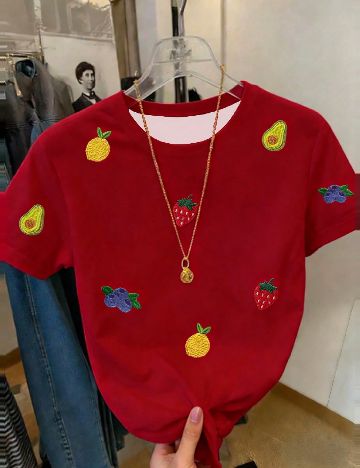 Tricou SHEIN, rosu