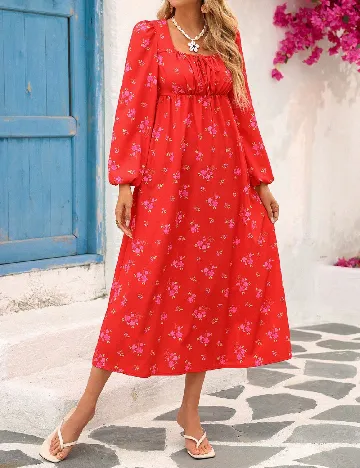 Rochie medie SHEIN, rosu