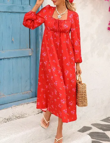 Rochie medie SHEIN, rosu