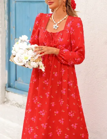Rochie medie SHEIN, rosu
