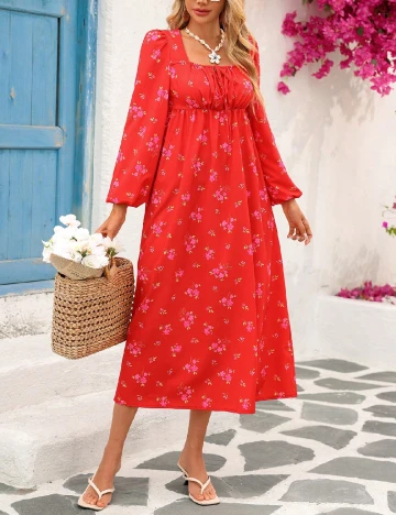 Rochie medie SHEIN, rosu