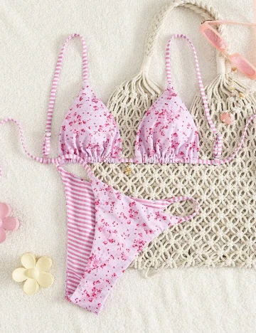 Costum de baie SHEIN, roz