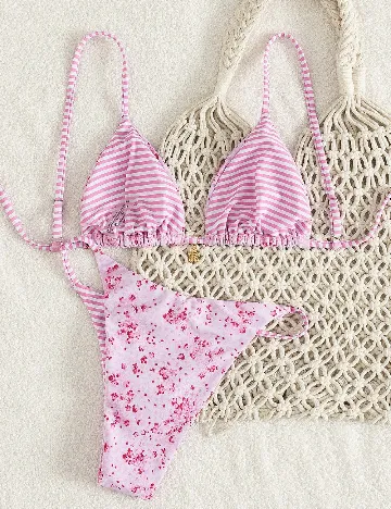 Costum de baie SHEIN, roz